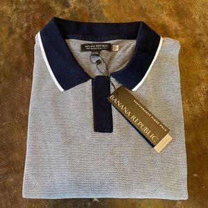 Banana Republic Performance Pique Polo
